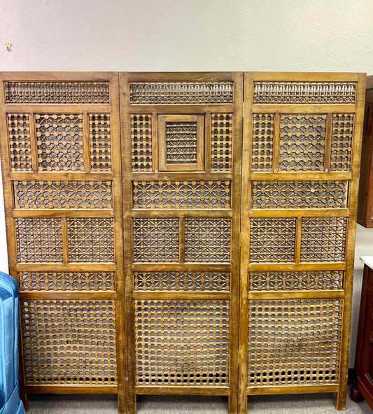 Vintage Wooden Midcentury divider screen