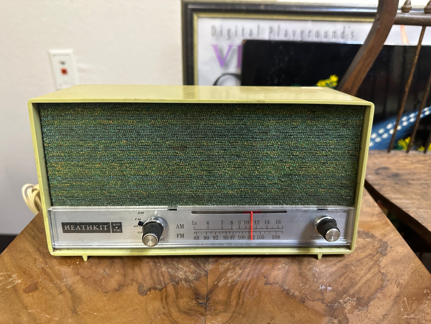 Green Vintage HeathKit Radio