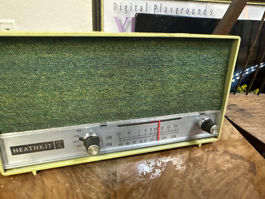Green Vintage HeathKit Radio